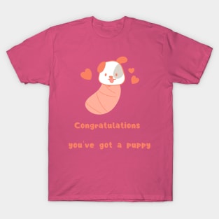 congratulation you 've got a puppy T-Shirt
